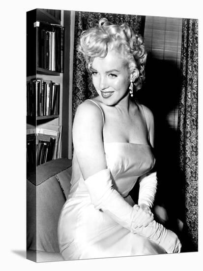 Marilyn Monroe 1955 Birth of the Marilyn Monroe Productions-null-Stretched Canvas