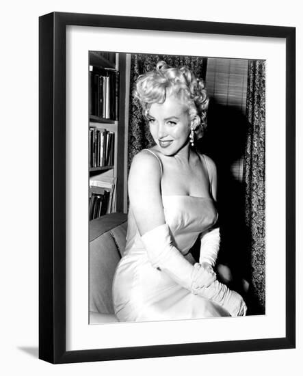 Marilyn Monroe 1955 Birth of the Marilyn Monroe Productions-null-Framed Photo