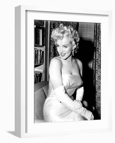 Marilyn Monroe 1955 Birth of the Marilyn Monroe Productions-null-Framed Photo