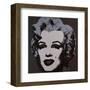 Marilyn Monroe, 1967 (black)-Andy Warhol-Framed Art Print