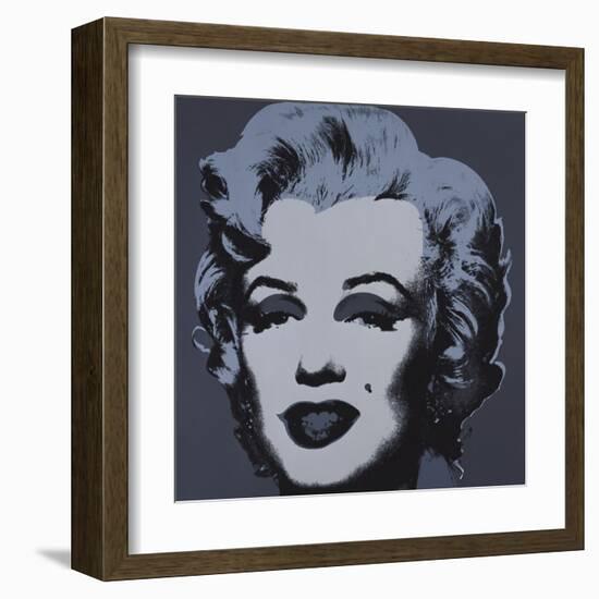 Marilyn Monroe, 1967 (black)-Andy Warhol-Framed Art Print