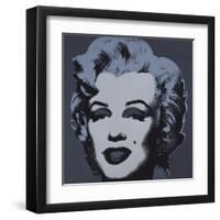 Marilyn Monroe, 1967 (black)-Andy Warhol-Framed Art Print