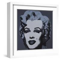 Marilyn Monroe, 1967 (black)-Andy Warhol-Framed Art Print