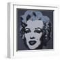 Marilyn Monroe, 1967 (black)-Andy Warhol-Framed Art Print