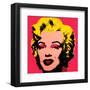 Marilyn Monroe, 1967 (hot pink)-Andy Warhol-Framed Art Print