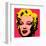 Marilyn Monroe, 1967 (hot pink)-Andy Warhol-Framed Art Print