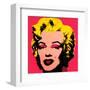 Marilyn Monroe, 1967 (hot pink)-Andy Warhol-Framed Art Print