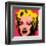 Marilyn Monroe, 1967 (hot pink)-Andy Warhol-Framed Art Print