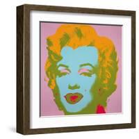 Marilyn Monroe, 1967 (pale pink)-Andy Warhol-Framed Art Print