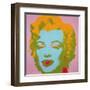 Marilyn Monroe, 1967 (pale pink)-Andy Warhol-Framed Art Print