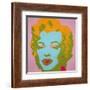 Marilyn Monroe, 1967 (pale pink)-Andy Warhol-Framed Art Print