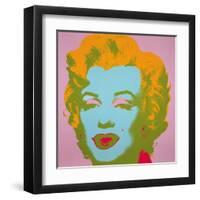 Marilyn Monroe, 1967 (pale pink)-Andy Warhol-Framed Art Print