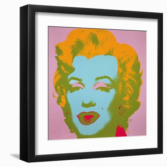 Marilyn Monroe, 1967 (pale pink)-Andy Warhol-Framed Art Print