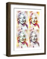 Marilyn Monroe 4-XLV-Fernando Palma-Framed Giclee Print