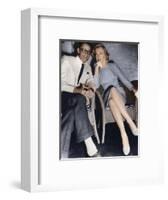 Marilyn Monroe and Arthur Miller, just arrived in London, c1956-1957-Unknown-Framed Giclee Print