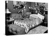 Marilyn Monroe at Home in Hollywood in 1962-null-Stretched Canvas