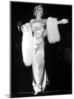 Marilyn Monroe at Premiere of Film "Call Me Madam" on March 4, 1953-null-Mounted Photo