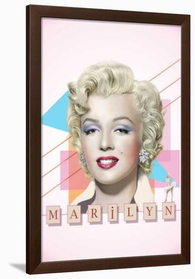 Marilyn Monroe- Deco Stylish-null-Framed Poster
