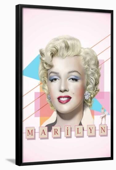 Marilyn Monroe- Deco Stylish-null-Framed Poster