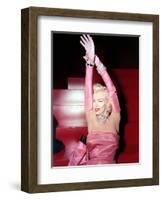 Marilyn Monroe. "Gentlemen Prefer Blondes" [1953], Directed by Howard Hawks.-null-Framed Photographic Print