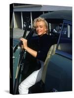 Marilyn Monroe Getting Out of a Car-Alfred Eisenstaedt-Stretched Canvas