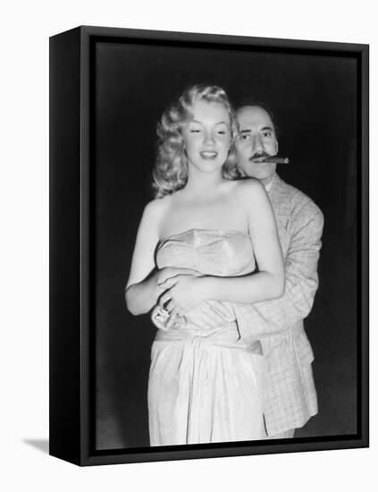 Marilyn Monroe, Groucho Marx, Love Happy, 1949-null-Framed Stretched Canvas