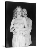 Marilyn Monroe, Groucho Marx, Love Happy, 1949-null-Stretched Canvas