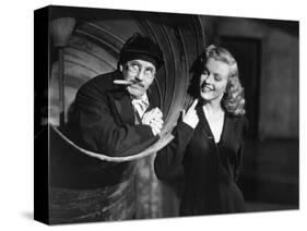 Marilyn Monroe, Groucho Marx, Love Happy, 1949-null-Stretched Canvas