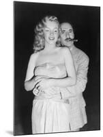 Marilyn Monroe, Groucho Marx, Love Happy, 1949-null-Mounted Photographic Print