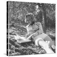 Marilyn Monroe in California-Ed Clark-Stretched Canvas