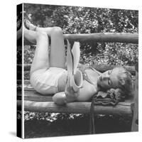 Marilyn Monroe in California-Ed Clark-Stretched Canvas