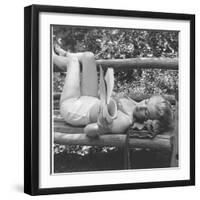 Marilyn Monroe in California-Ed Clark-Framed Premium Photographic Print