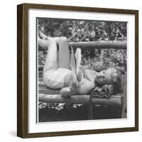 Marilyn Monroe in California-Ed Clark-Framed Photographic Print