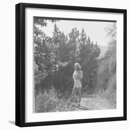 Marilyn Monroe in California-Ed Clark-Framed Premium Photographic Print