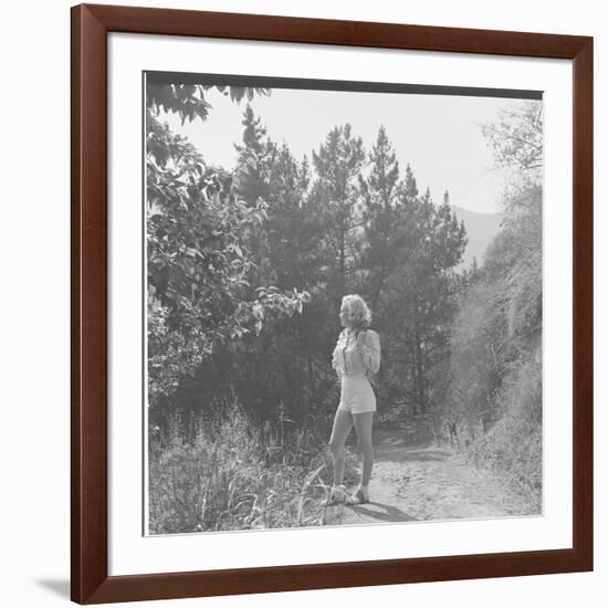 Marilyn Monroe in California-Ed Clark-Framed Photographic Print