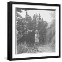 Marilyn Monroe in California-Ed Clark-Framed Photographic Print