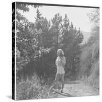 Marilyn Monroe in California-Ed Clark-Stretched Canvas