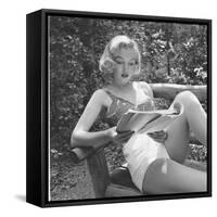 Marilyn Monroe in California-Ed Clark-Framed Stretched Canvas