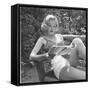 Marilyn Monroe in California-Ed Clark-Framed Stretched Canvas