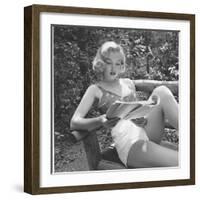 Marilyn Monroe in California-Ed Clark-Framed Photographic Print