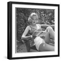 Marilyn Monroe in California-Ed Clark-Framed Photographic Print