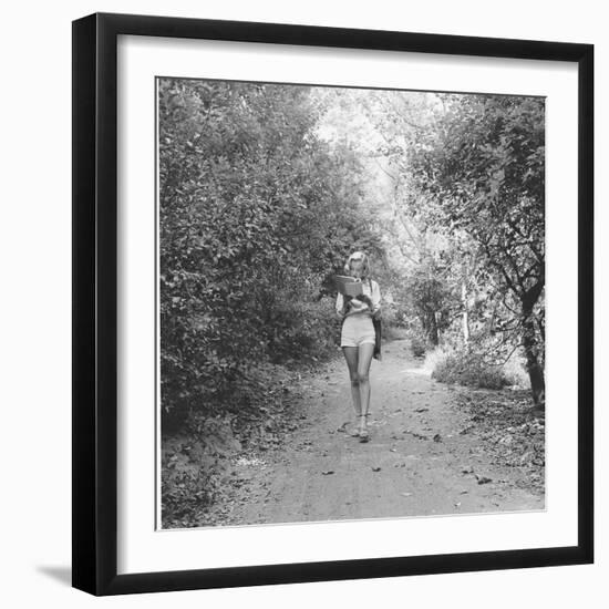 Marilyn Monroe in California-Ed Clark-Framed Photographic Print