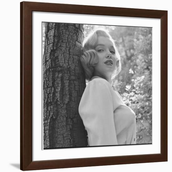 Marilyn Monroe in California-Ed Clark-Framed Photographic Print