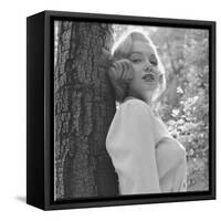 Marilyn Monroe in California-Ed Clark-Framed Stretched Canvas