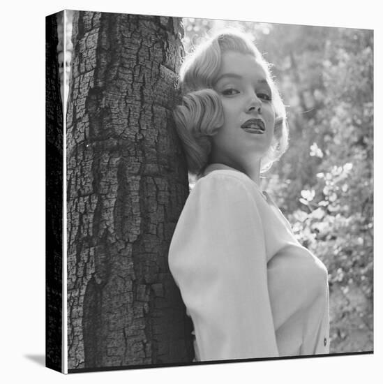 Marilyn Monroe in California-Ed Clark-Stretched Canvas