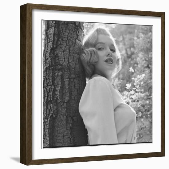 Marilyn Monroe in California-Ed Clark-Framed Photographic Print