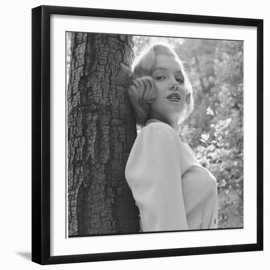 Marilyn Monroe in California-Ed Clark-Framed Photographic Print