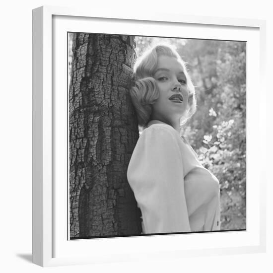 Marilyn Monroe in California-Ed Clark-Framed Photographic Print