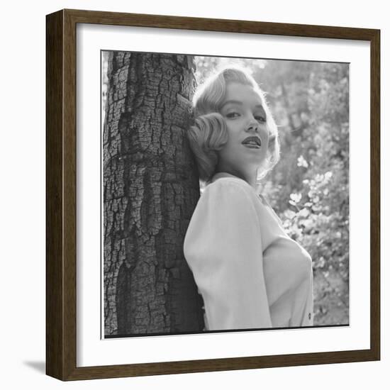 Marilyn Monroe in California-Ed Clark-Framed Premium Photographic Print