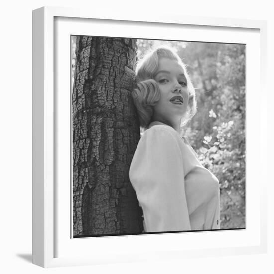 Marilyn Monroe in California-Ed Clark-Framed Premium Photographic Print